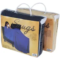 Mikamax Snugs Beige - Fleece Deken met Mouwen - Deken 140 x 185 cm