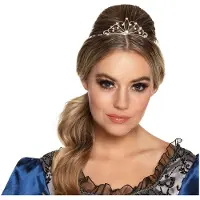 Boland - Metalen tiara Royal Victoria - Één maat - Volwassenen - Vrouwen - Prinsen en Prinsessen