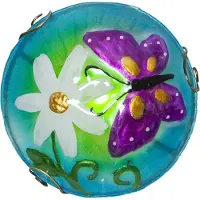 Star Trading LED lamp op zonne-energie Salona, blauw/groen