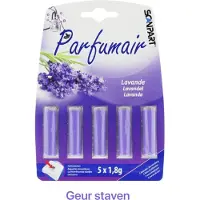 Scanpart - Parfumair - Stofzuiger Geurstaafjes - LAVENDEL - Stofzuiger Parfum - Geursticks - 5 Staafjes