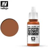 Vallejo Hobbyverf Acrylverf - 70999 Model Color Copper - Acryl Verf flesje - 17 ml