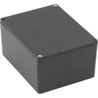 Hammond Electronics 1590PPBK Universele behuizing 121 x 95 x 61 Aluminium Zwart 1 stuk(s)