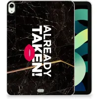 B2Ctelecom iPad Air (2020/2022) 10.9 inch Back cover met naam Already Taken Black