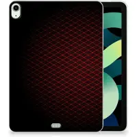 B2Ctelecom iPad Air (2020/2022) 10.9 inch Hippe Hoes Geruit Rood