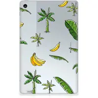 B2Ctelecom Back Cover voor Lenovo Tab M10 Plus (3e generatie) Siliconen Hoesje Banana Tree