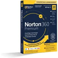 Norton 360 Premium | 10 Apparaten | 1 Jaar | 75 GB Cloud Opslag | Windows, Mac, Android &amp; iOS