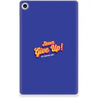 B2Ctelecom Back Cover voor Lenovo Tab M10 Plus (3e generatie) Back cover met naam Never Give Up