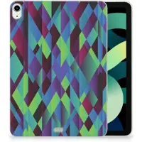 B2Ctelecom iPad Air (2020/2022) 10.9 inch Back Cover Abstract Green Blue