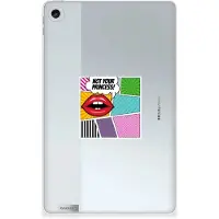 B2Ctelecom Lenovo Tab M10 Plus (3e generatie) Leuke Siliconen Hoes Popart Princess