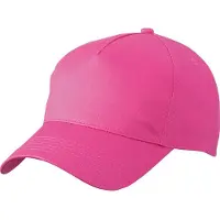 Myrtle beach Volwassenen Unisex Basic 5 Panel Cap (Roze)