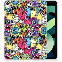 B2Ctelecom iPad Air (2020/2022) 10.9 inch Leuke Siliconen Hoes Punk Rock
