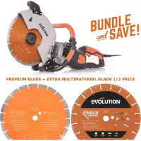 Evolution - COMBOPACK R300DCT+ + ZAAGBLAD MULTIFUNCTIONEEL - DIA 300 MM - 2400W - 11KG
