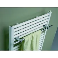 Schulte Universele handdoekhouder 50 cm - chroom optiek - geschikt voor buizenradiator - designradiator