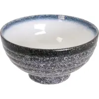 Tokyo Design Studio Grijs/Witte Kom – Tajimi – 19 x 9.5cm 1500ml