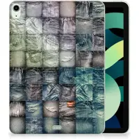 B2Ctelecom Leuke Siliconen Hoes iPad Air (2020/2022) 10.9 inch Spijkerbroeken