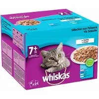 Whiskas Senior Multipack Vis In Gelei 24 X 100 Gr