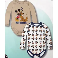 Disney Baby Mickey Mouse,Pluto en Donald Duck Rompers - Maat 62/68 - 2 Stuks