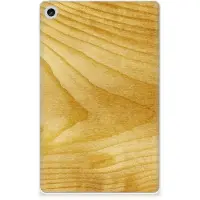 B2Ctelecom Lenovo Tab M10 Plus (3e generatie) Silicone Tablet Hoes Licht Hout