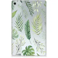 B2Ctelecom Lenovo Tab M10 Plus (3e generatie) Siliconen Hoesje Leaves