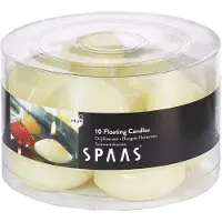 Spaas Drijfkaars ivoor 10st