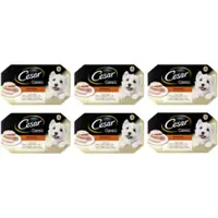 Cesar 6x Classic Kuipje in Gelei Selection Multipack - Hondenvoeding - 600g