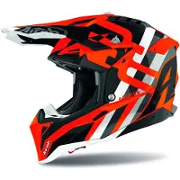 Airoh Aviator 3 Rainbow Mat Oranje Crosshelm Maat XS