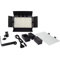 Falcon Eyes LED Lamp Set Dimbaar DV-384CT-K2 incl. Accu