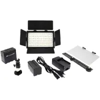 Falcon Eyes LED Lamp Set Dimbaar DV-216VC-K2 incl. Accu