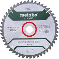 Metabo Zaagblad Precision Cut Wood 254x30x1,8mm 48 T
