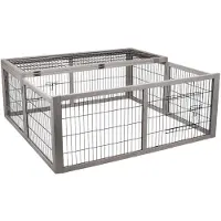 Flamingo - outdoor rabbit cage running yard 116cm L x 112cm W x 45cm H