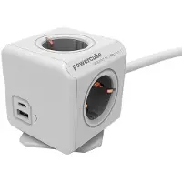 Allocacoc PowerCube Stekkerdoos met usb-A en usb-C Poorten