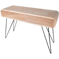 XLBoom Sidetable Metro | hout naturel 120x40x80.5 cm bijzettafels | NADUVI