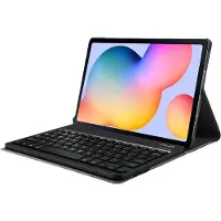 Just in Case Samsung Galaxy Tab S6 Lite Premium Toetsenbord Hoes Zwart AZERTY