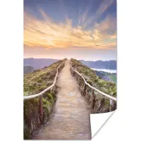 PosterMonkey Poster Bergen - Natuur - Pad - 60x90 cm