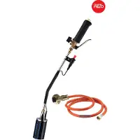 Kemper Gasbrander 35cm Piëzo - 10 meter gasslang - slangbreukbeveiliging - Dakbrander