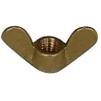 Hoenderdaal Vleugelmoer Din315 M12 Messing - 50 Stuks