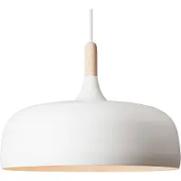 Northern Acorn Hanglamp Mat Wit - Hanglampen Walnoot Matte White - 543
