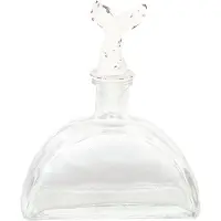 Clayre & Eef Transparente Fles met flessenstop 14*5*17 cm 6GL2480