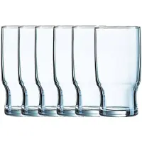 Arcoroc 6x Drinkglazen/waterglazen transparant Campus 290 ml - Longdrinkglazen