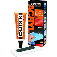 Quixx décapant rayures Acrylic pour le verre acrylique 4 pièces