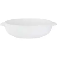 COSY&TRENDY 1x Witte Salade Serveerschalen Van Porselein 19,5 Cm Rond - Serveerschalen