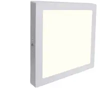 BES LED LED Downlight - Opbouw Vierkant 18W - Natuurlijk Wit 4200K - Mat Wit Aluminium - 225mm