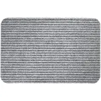 MD-ENTREE MD Entree - Ribmat - Mallin Grey - 40 x 60 cm