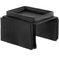 InnovaGoods Bank Dienblad Met Opbergvakken - 54 x 31 x 4 cm
