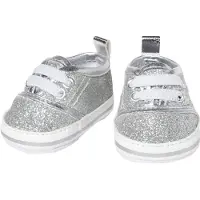 Heless Poppenschoenen Junior 38-45 Cm Zilver/wit
