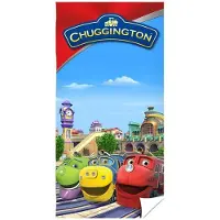 Chuggington strandlaken - 100% katoen - 70x140 cm - Multi