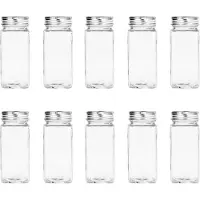 Krumble Kruidenpotjes set van 10 - Glas - 120 ml - Met deksel