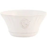 Clayre & Eef Witte Kom Ø 14*7 cm 6CE0270