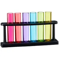 Decopatent Shotglazen in Houder - Set van 6 Gekleurde Shotglazen -