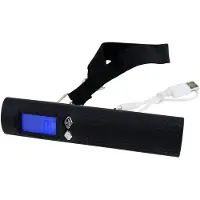 United Entertainment 3-in-1 bagageweegschaal 15,5 cm zwart